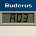 a03-buderus Errore A03 su schermo caldaia Buderus