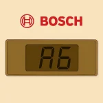 errore-a6-caldaia-bosch Display Bosch con errore A6 attivo