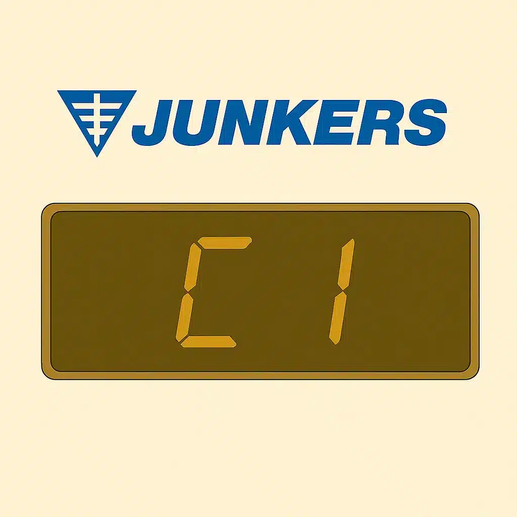 errore-c1-caldaia-junkers Errore C1 caldaia Junkers su display digitale