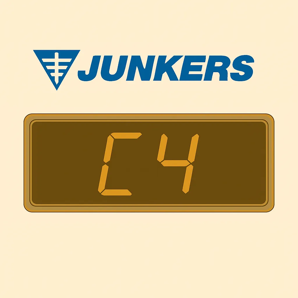 errore-c4-caldaia-junkers Errore C4 caldaia Junkers su display digitale