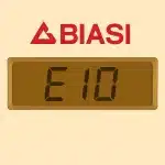 errore-e010-caldaia-biasi Errore E10 su display digitale di una caldaia Biasi