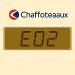 errore-e02-caldaia-chaffoteaux Errore E02 su display digitale Chaffoteaux