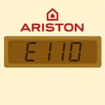 e110-ariston Display caldaia Ariston con codice E110