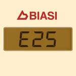 errore-e25-caldaia-biasi Display caldaia Biasi con errore E25 visibile
