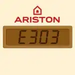 e303-ariston Schermo caldaia Ariston con codice errore E303