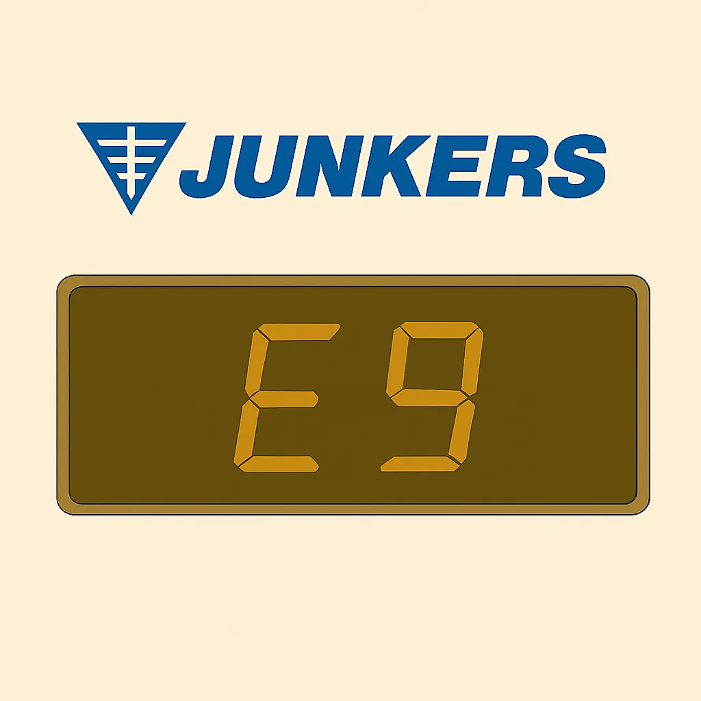 errore-e9-caldaia-junkers Errore E9 caldaia Junkers su display digitale