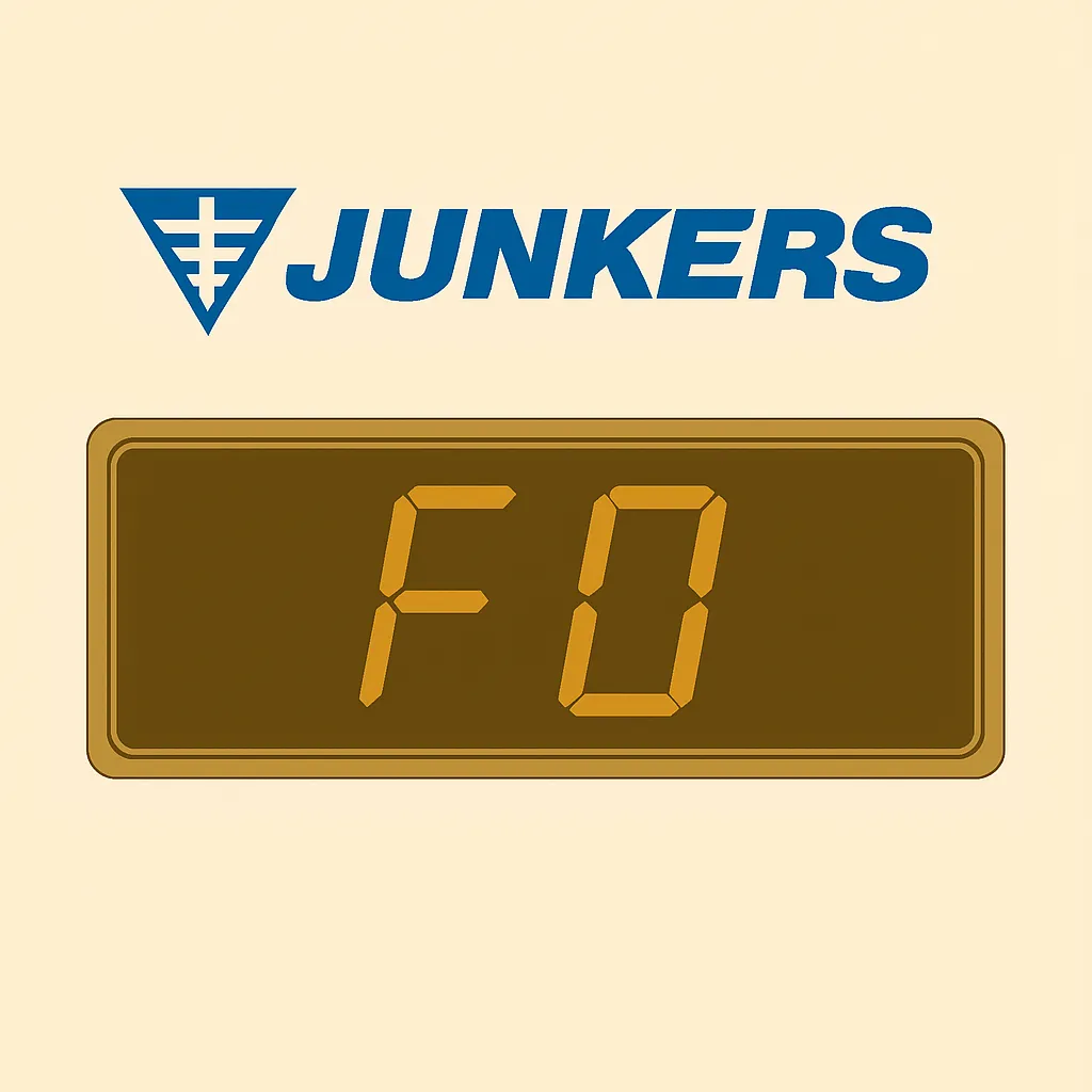 errore-f0-caldaia-junkers Errore F0 caldaia Junkers su display digitale